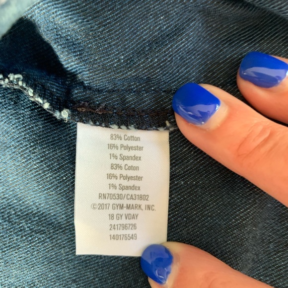 GYMBOREE GIRLS -LIKE NEW! Denim jean jacket 5T - Picture 4 of 4